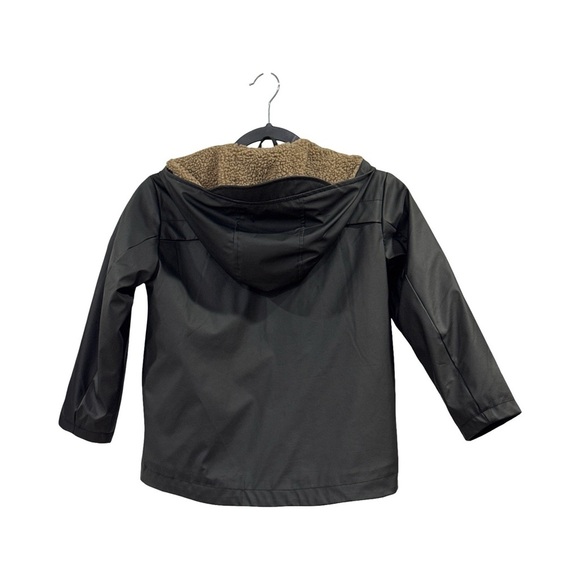 Zara Faux Shearling Rubberized Puffer Parka - Picture 4 of 7